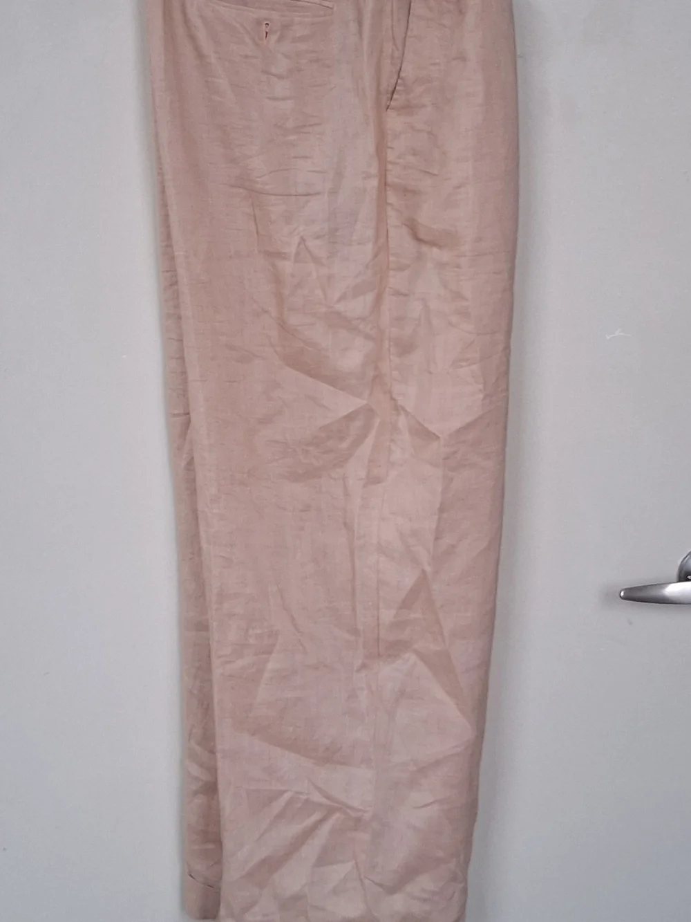 Classico Toasted Beige Linen Pants